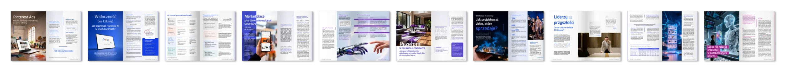 Wnętrze AdBook'a Verseo